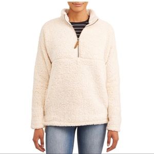 ✨Time & Tru | Sherpa Fleece Pullover✨